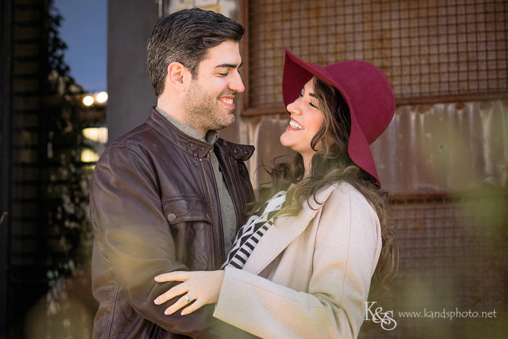 dallas truckyard engagement photograpy